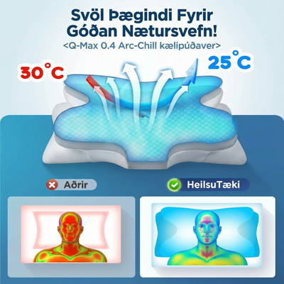 Höfuðpúði - Einstök hönnun , Einstakur Stuðningur